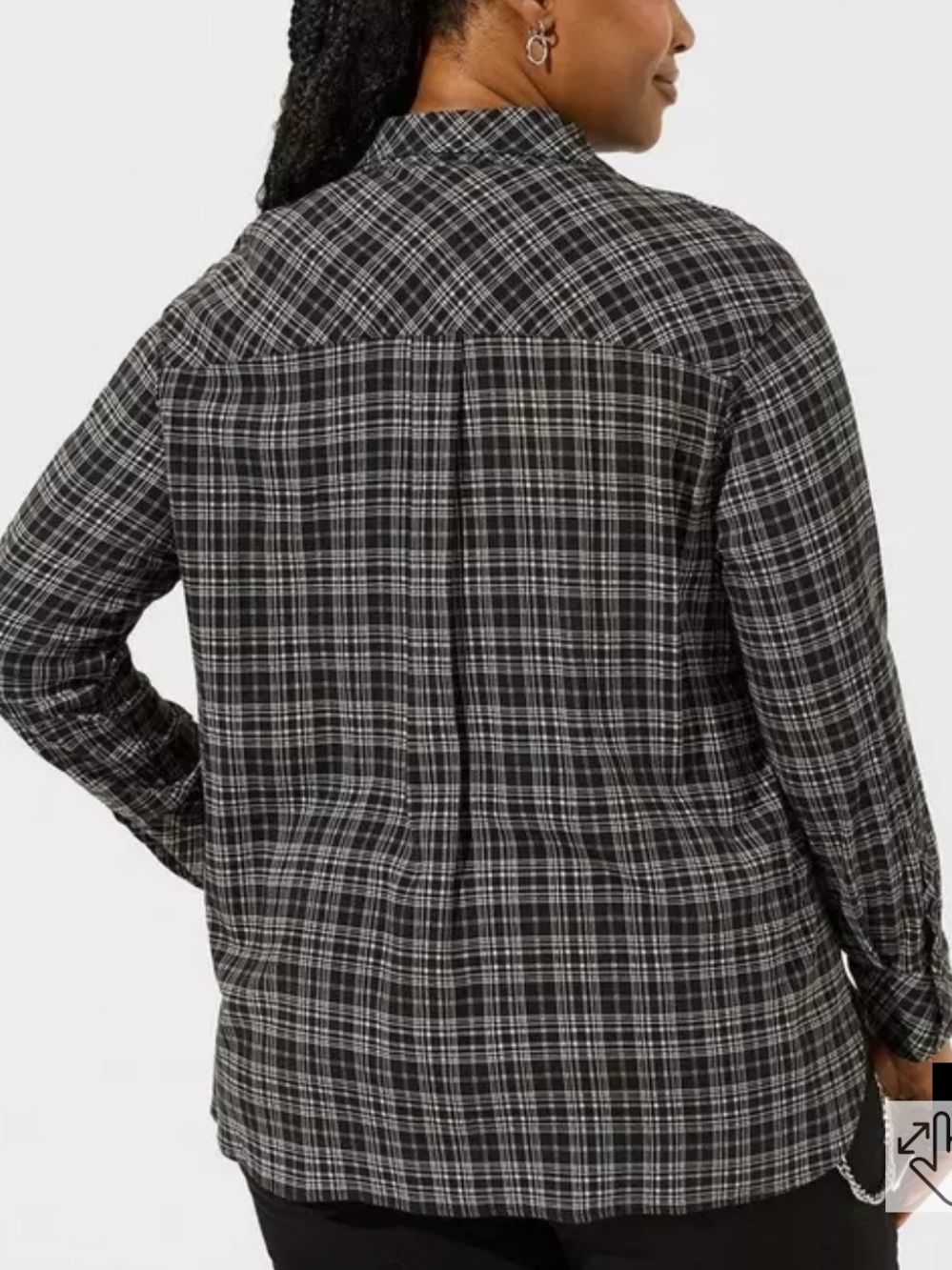 Torrid Button Up Top - Picture 2 of 7